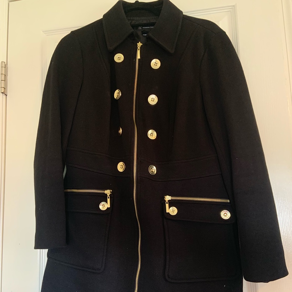 Black Coat with Gold accents